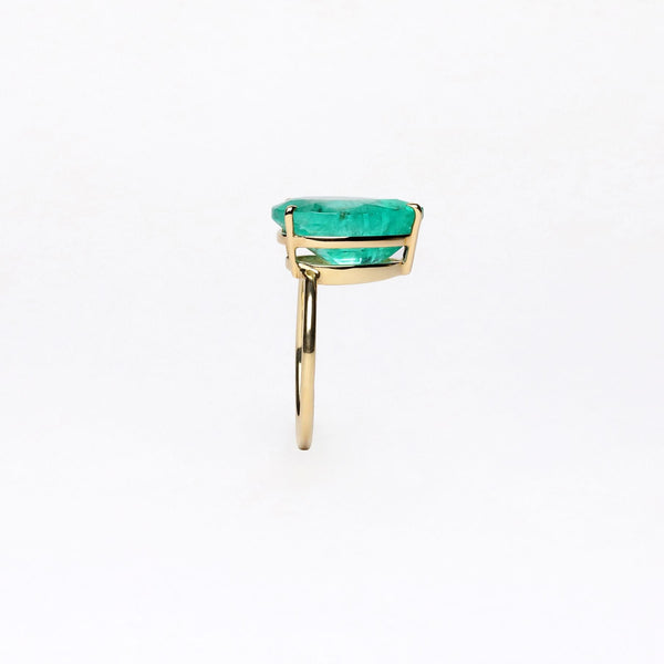 Emerald Drop Ring