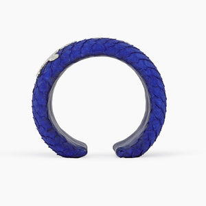 Splash Bracelet Suede Crocodile Leather