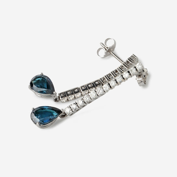 Orecchino Lobo con Pavé DIDiamanti Bianchi