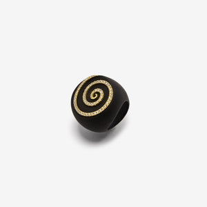 Anello a spirale con diamanti