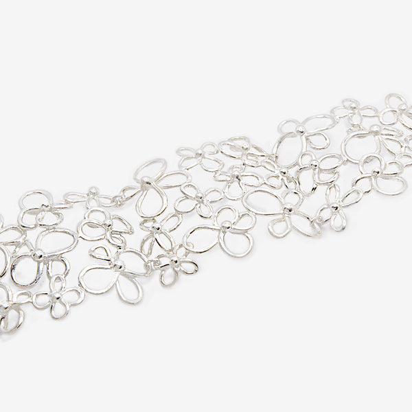 Bracciale Mazzo di Fiori in Argento 