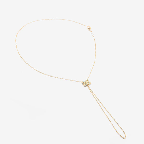 Gioiello per mano con turchesi 