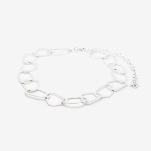 Chocker cerchi irregolari argento 