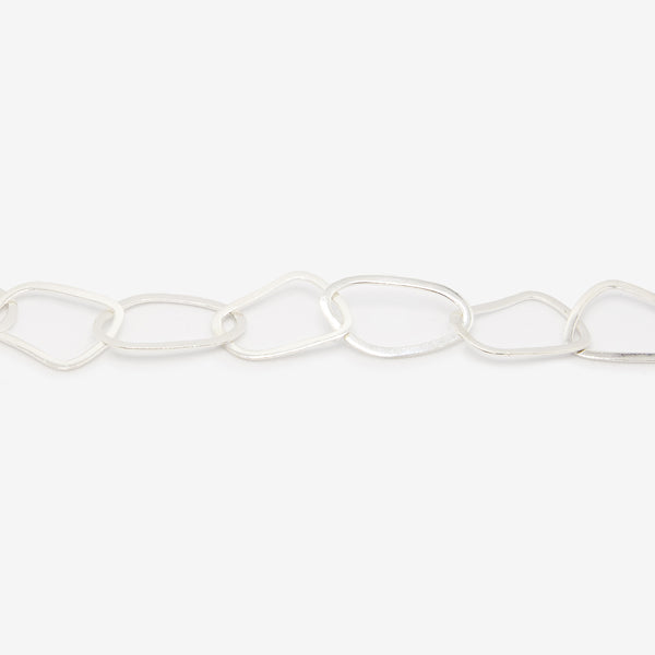 Chocker cerchi irregolari argento 