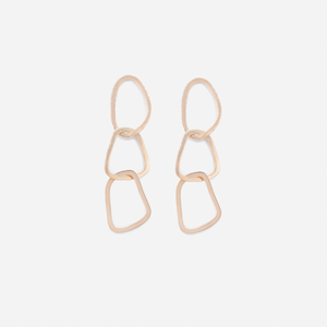 Irregular Circle Drop Earrings