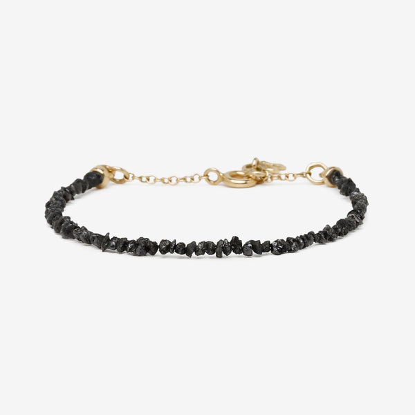 Bracciale con diamanti neri 