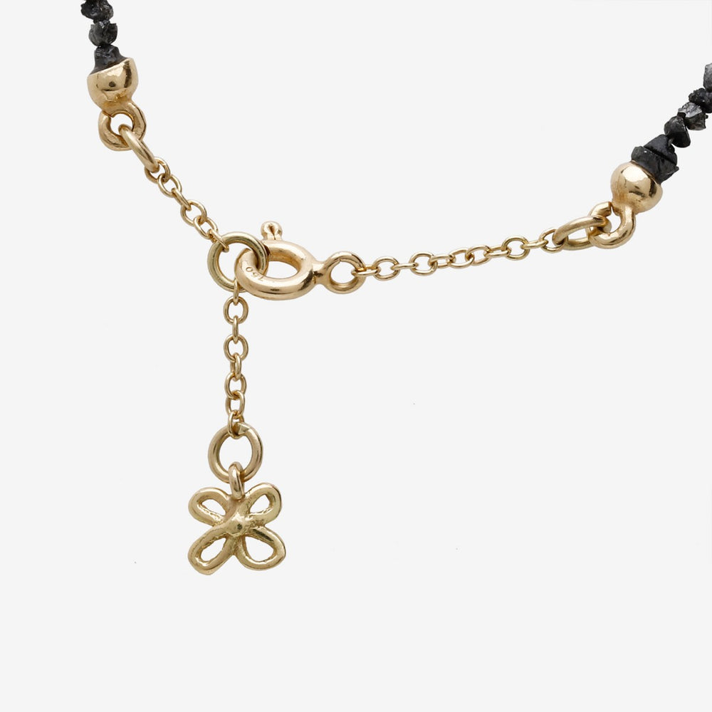 Bracciale con diamanti neri 
