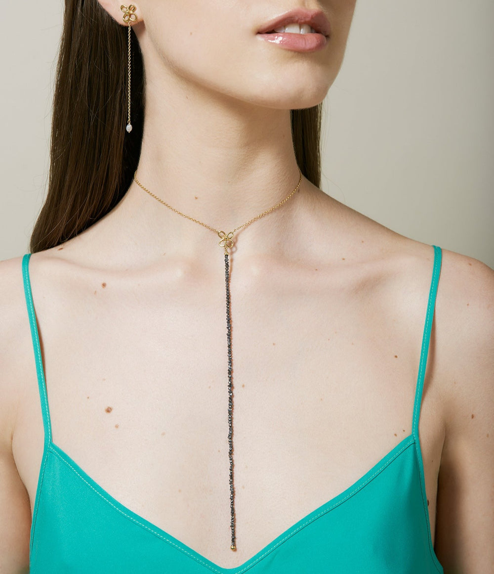 Collana di diamanti neri 