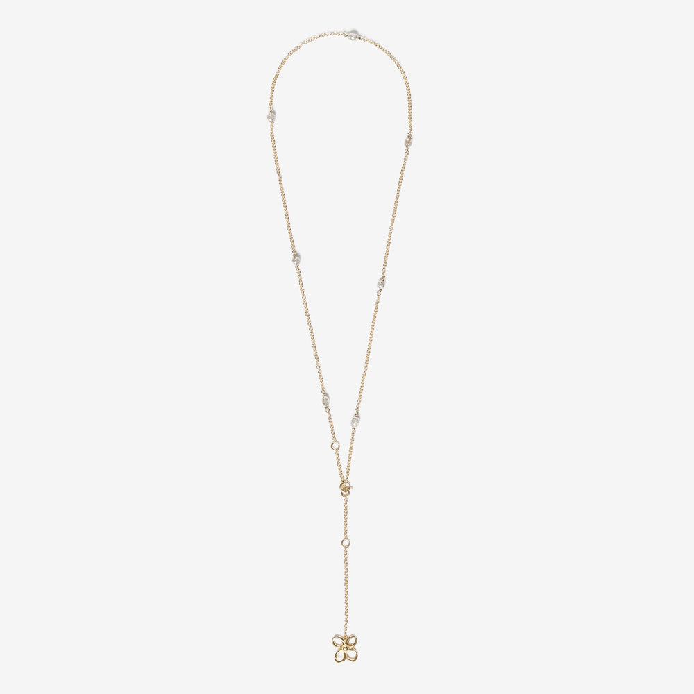 Collana con ciondolo a forma di fiore 