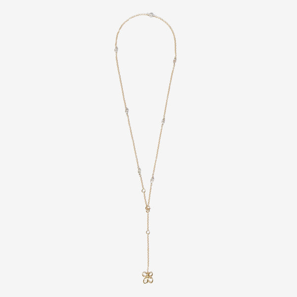 Collana con ciondolo a forma di fiore 